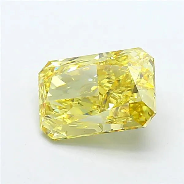 3.06ct Radiant Lab Grown Diamond (Colour Fancy Vivid Yellow, Clarity VS1, IGI Certified)