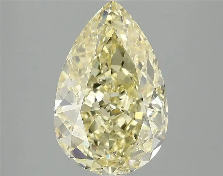 3.07ct Pear Lab Grown Diamond (Colour Fancy Intense Yellow, Clarity VS1, IGI Certified)