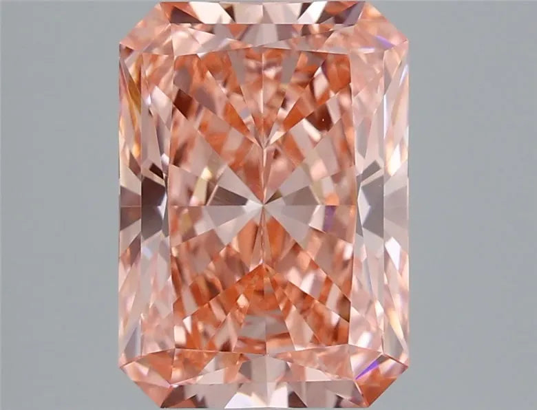 3.07ct Radiant Lab Grown Diamond (Colour Fancy Vivid Pink, Clarity VVS1, IGI Certified)