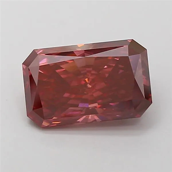 3.30ct Radiant Lab Grown Diamond (Colour Fancy Deep Pink, Clarity VS1, IGI Certified)