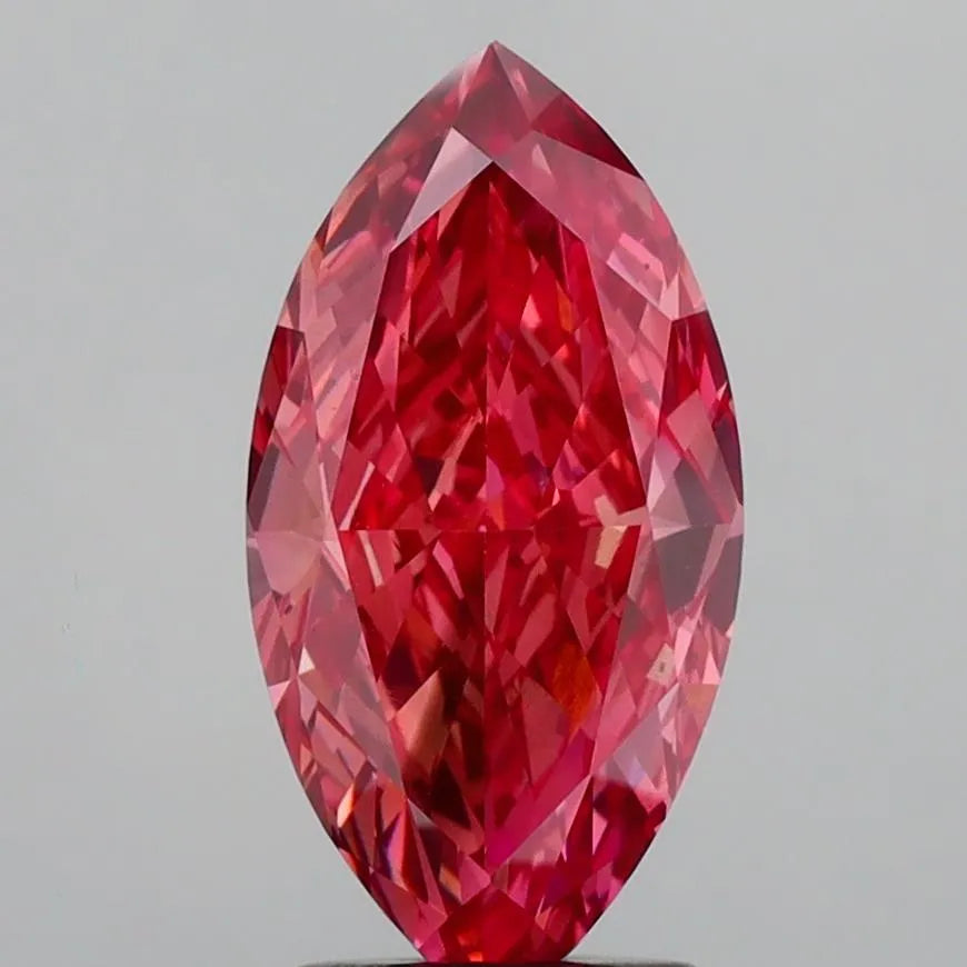 3.65ct Marquise Lab Grown Diamond (Colour Fancy Vivid Pink, Clarity VS1, IGI Certified)