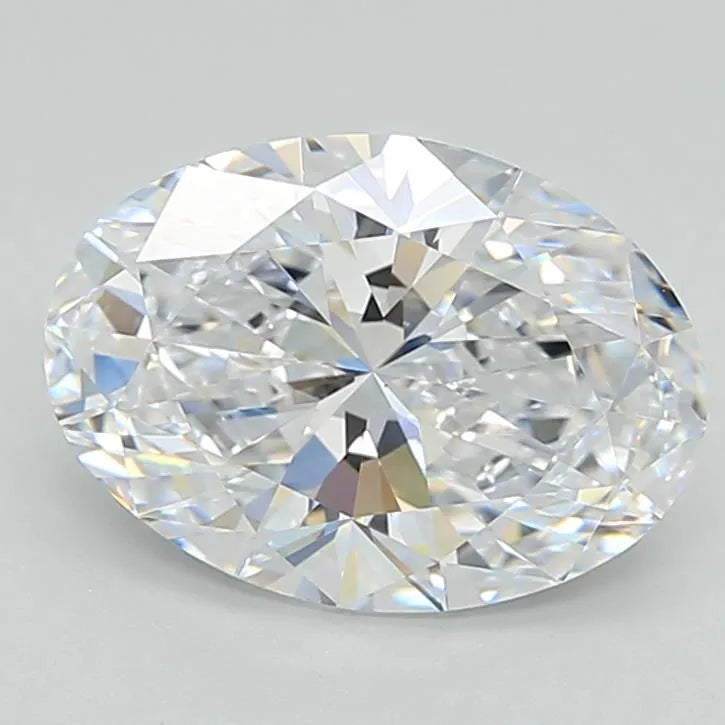 3.72ct Oval Lab Grown Diamond (Colour D, Clarity VVS1, GIA Certified)