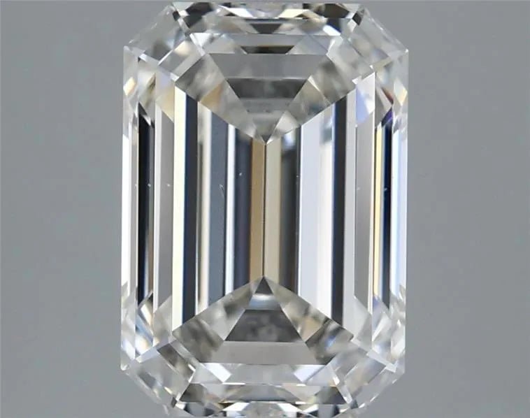 3.00ct Emerald Lab Grown Diamond (Colour G, Clarity VS1, IGI Certified) - Jewelry by Cleo