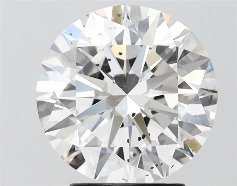 3.00ct Round Lab Grown Diamond (Colour G, Clarity SI2, Cut EX, IGI Certified) - Jewelry by Cleo