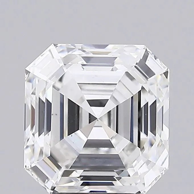 3.01ct Asscher Lab Grown Diamond (Colour F, Clarity VS2, IGI Certified) - Jewelry by Cleo