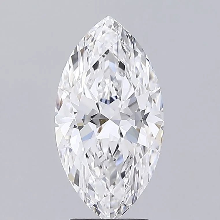 3.01ct Marquise Lab Grown Diamond (Colour D, Clarity VVS2, IGI Certified) - Jewelry by Cleo