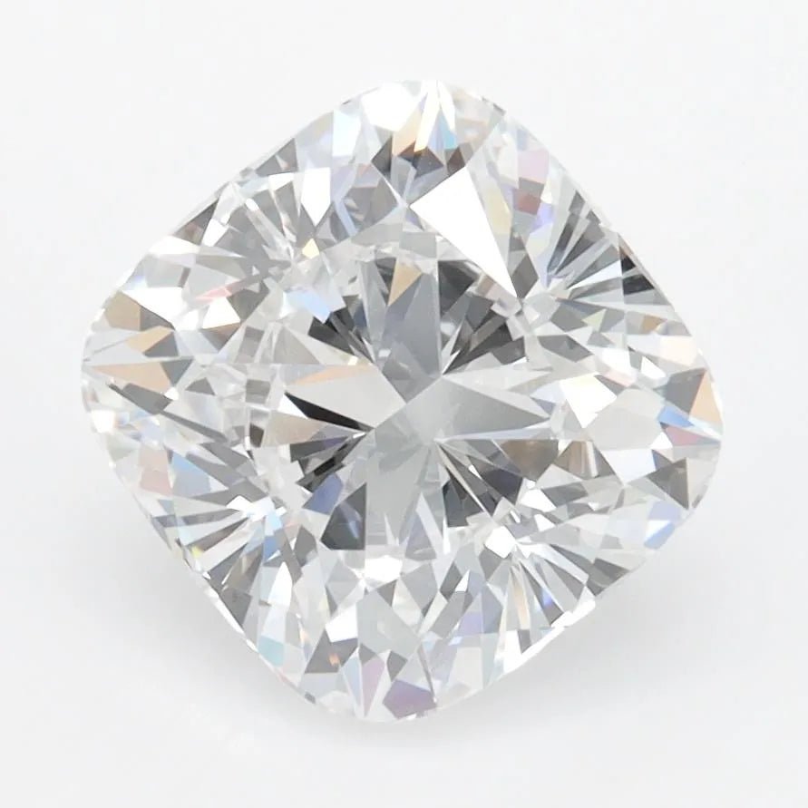 3.02ct Cushion modified Lab Grown Diamond (Colour D, Clarity VVS1, IGI Certified) - Jewelry by Cleo