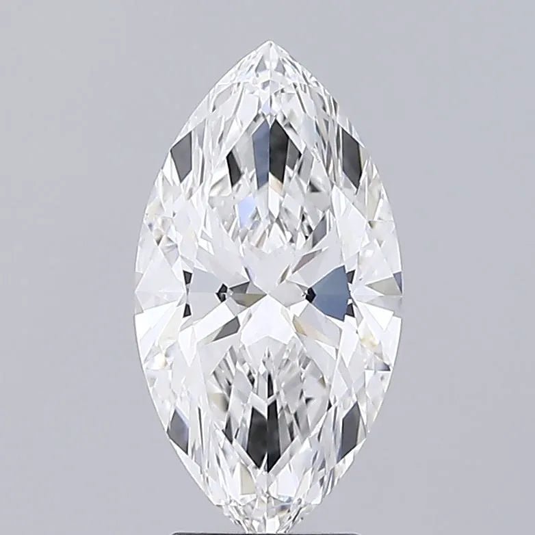 3.02ct Marquise Lab Grown Diamond (Colour E, Clarity VVS1, IGI Certified) - Jewelry by Cleo