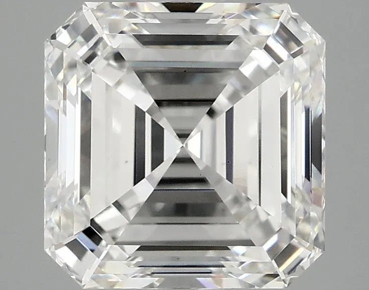 3.03ct Asscher Lab Grown Diamond (Colour F, Clarity VS1, IGI Certified) - Jewelry by Cleo