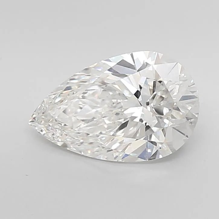 3.03ct Pear Lab Grown Diamond (Colour F, Clarity VVS2, IGI Certified) - Jewelry by Cleo