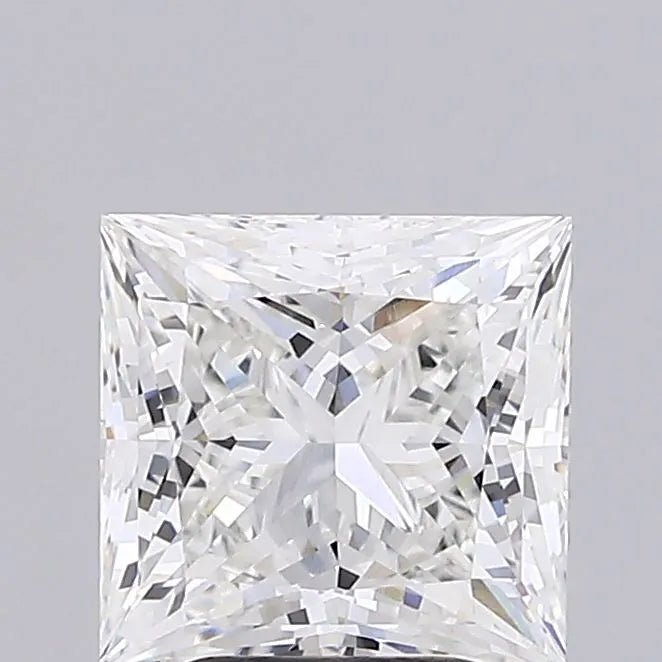 3.03ct Princess Lab Grown Diamond (Colour F, Clarity VVS2, IGI Certified) - Jewelry by Cleo