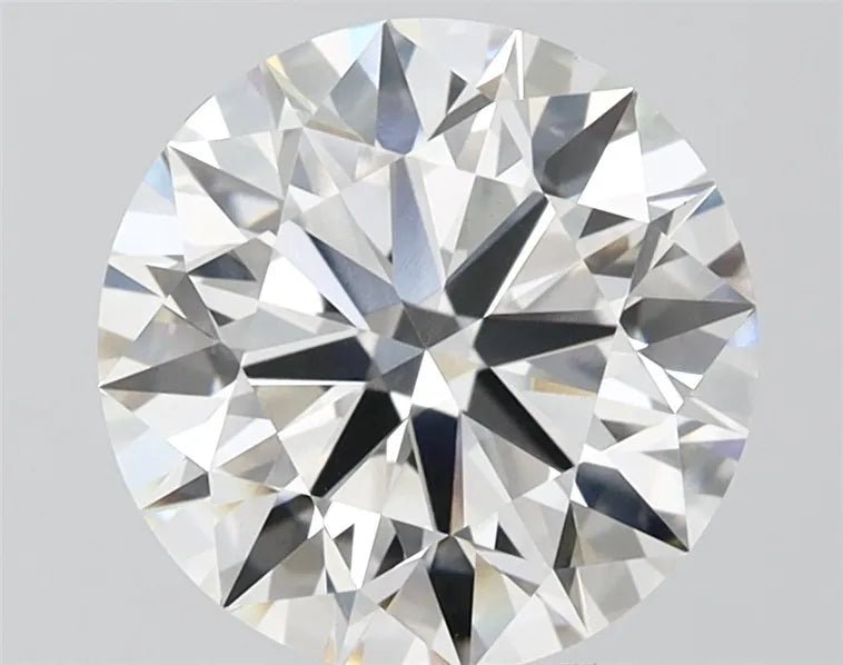 3.04ct Round Lab Grown Diamond (Colour F, Clarity VS1, Cut EX, IGI Certified) - Jewelry by Cleo