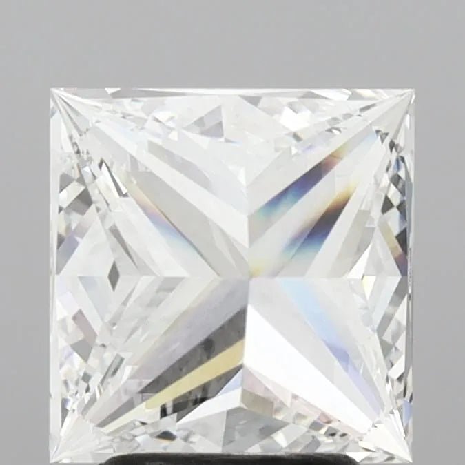 3.05ct Princess Lab Grown Diamond (Colour E, Clarity VVS2, IGI Certified) - Jewelry by Cleo