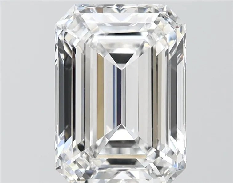3.06ct Emerald Lab Grown Diamond (Colour D, Clarity VVS1, IGI Certified) - Jewelry by Cleo