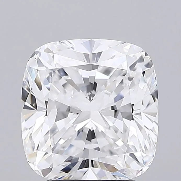 3.07ct Cushion modified Lab Grown Diamond (Colour D, Clarity VVS2, IGI Certified) - Jewelry by Cleo