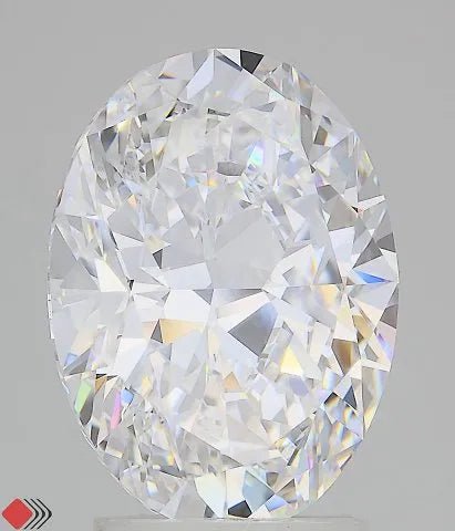 3.07ct Oval Lab Grown Diamond (Colour D, Clarity VVS1, IGI Certified) - Jewelry by Cleo