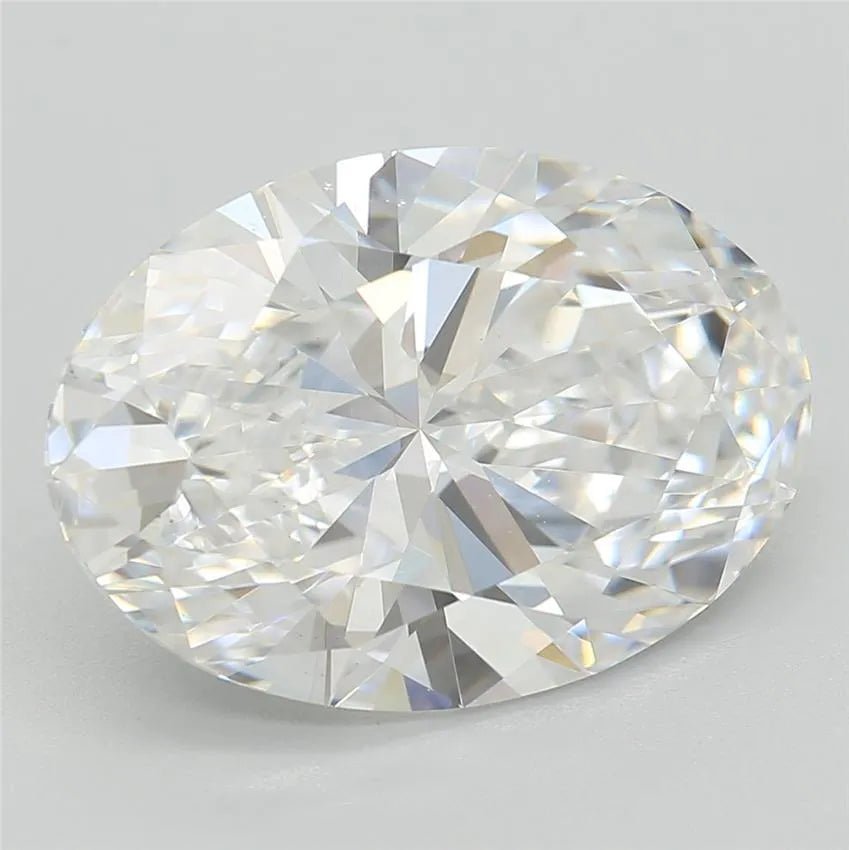 3.07ct Oval Lab Grown Diamond (Colour H, Clarity VS1, IGI Certified) - Jewelry by Cleo