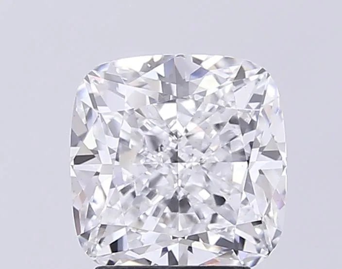 3.08ct Cushion modified Lab Grown Diamond (Colour D, Clarity VS2, IGI Certified) - Jewelry by Cleo