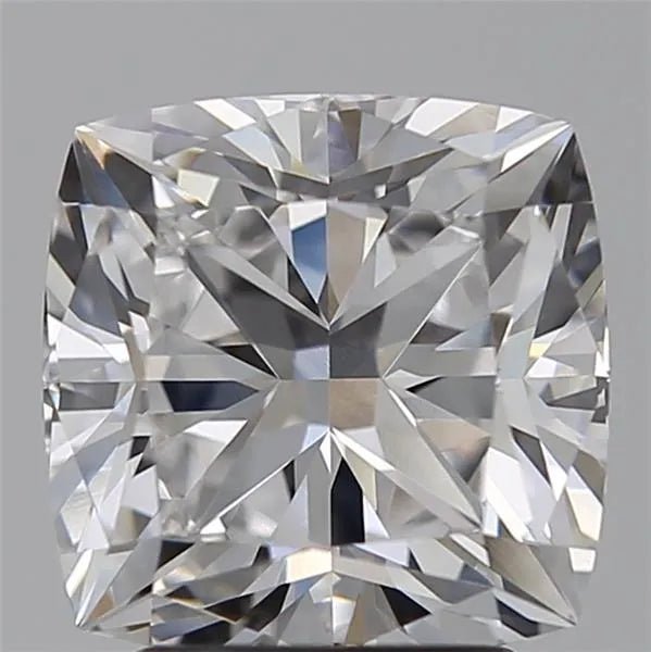3.08ct Cushion modified Lab Grown Diamond (Colour D, Clarity VVS2, IGI Certified) - Jewelry by Cleo