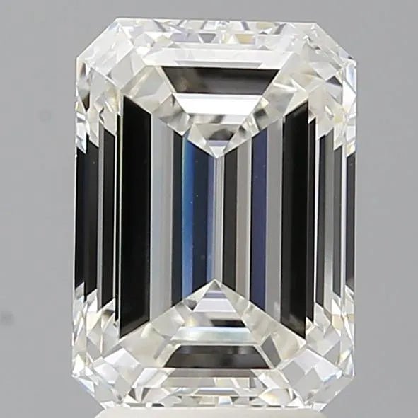 3.08ct Emerald Lab Grown Diamond (Colour G, Clarity VVS2, IGI Certified) - Jewelry by Cleo