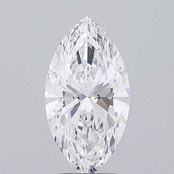 3.09ct Marquise Lab Grown Diamond (Colour E, Clarity VVS2, IGI Certified) - Jewelry by Cleo
