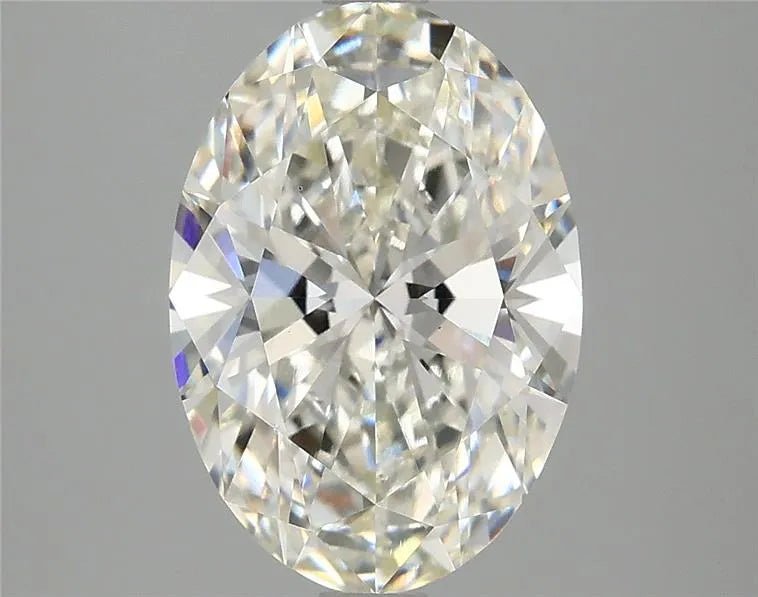 3.10ct Oval Lab Grown Diamond (Colour H, Clarity VS1, IGI Certified) - Jewelry by Cleo