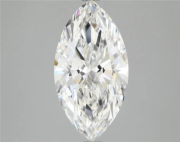 3.12ct Marquise Lab Grown Diamond (Colour F, Clarity VVS2, Cut EX, IGI Certified) - Jewelry by Cleo