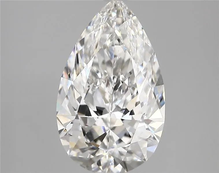 3.12ct Pear Lab Grown Diamond (Colour E, Clarity VVS2, IGI Certified) - Jewelry by Cleo