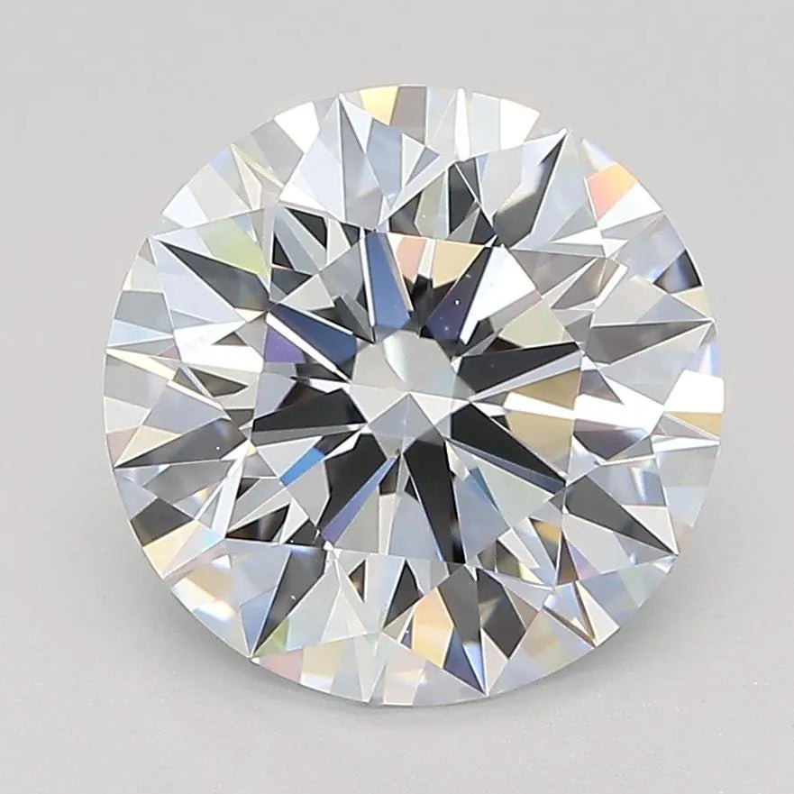 3.18ct Round Lab Grown Diamond (Colour F, Clarity VVS1, Cut ID, IGI Certified) - Jewelry by Cleo