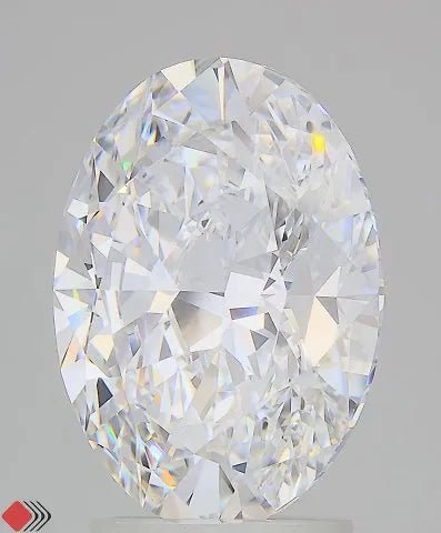 3.24ct Oval Lab Grown Diamond (Colour D, Clarity VVS1, IGI Certified) - Jewelry by Cleo
