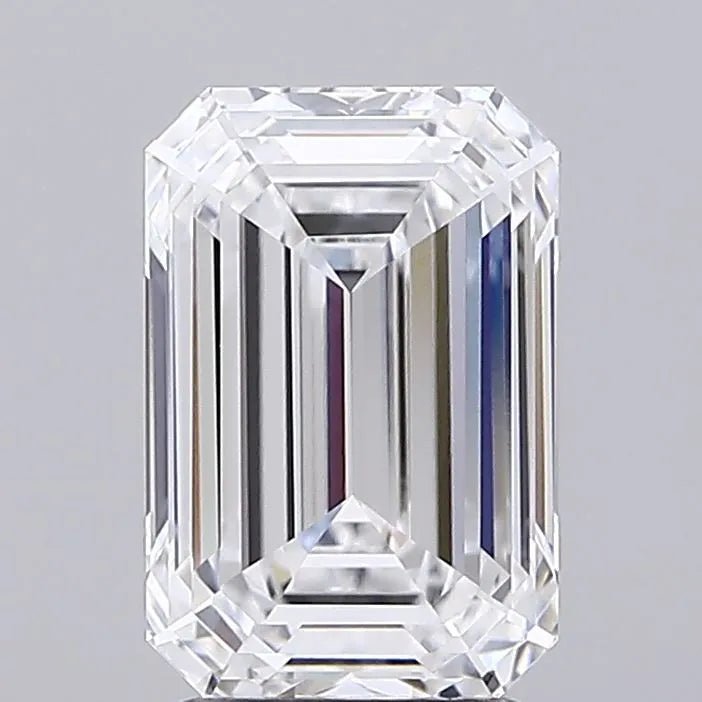 3.29ct Emerald Lab Grown Diamond (Colour D, Clarity VVS2, IGI Certified) - Jewelry by Cleo