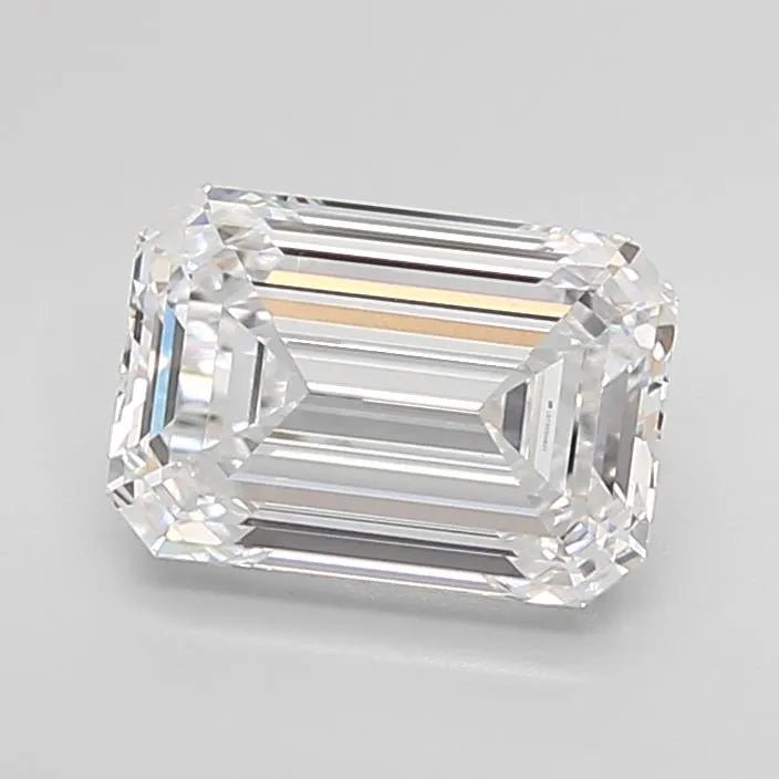 3.40ct Emerald Lab Grown Diamond (Colour D, Clarity VVS2, IGI Certified) - Jewelry by Cleo