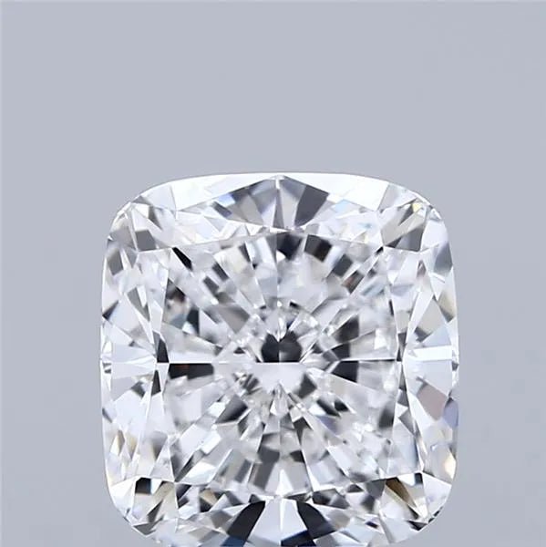 3.43ct Cushion modified Lab Grown Diamond (Colour E, Clarity VS1, IGI Certified) - Jewelry by Cleo