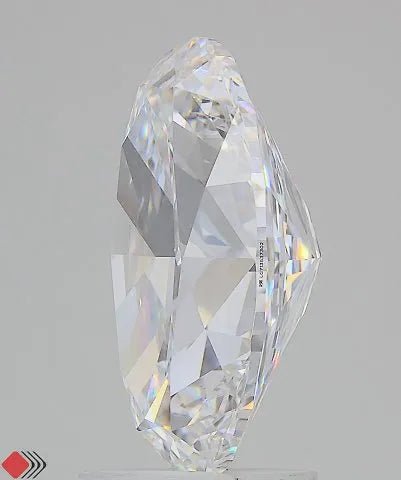 3.53ct Oval Lab Grown Diamond (Colour D, Clarity VS1, IGI Certified) - Jewelry by Cleo