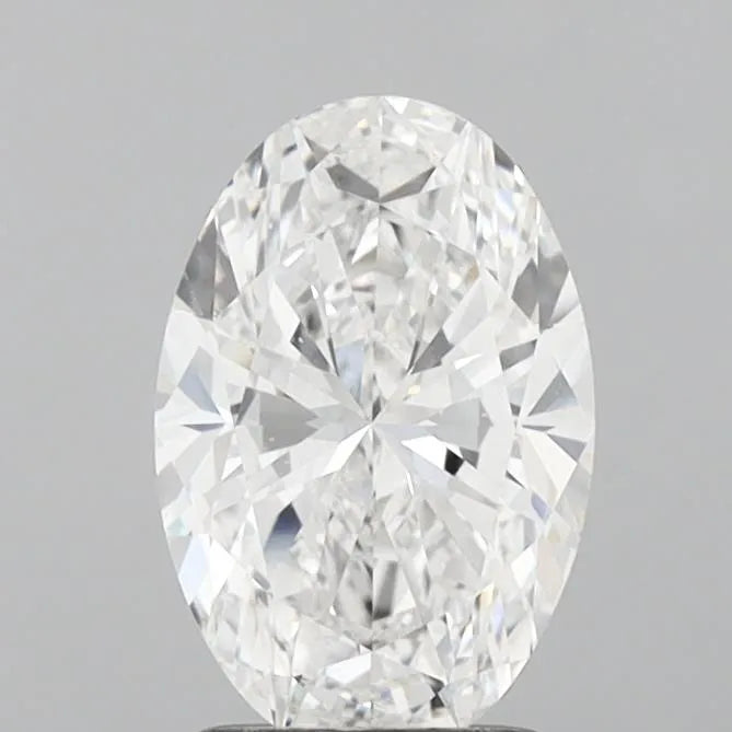 2.00ct Oval Lab Grown Diamond (Colour D, Clarity VS2, IGI Certified)