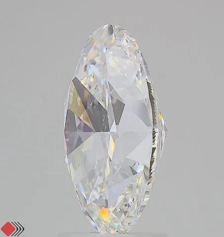 3.73ct Oval Lab Grown Diamond (Colour E, Clarity VVS2, IGI Certified) - Jewelry by Cleo