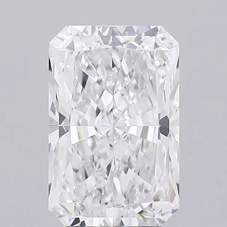 3.75ct Radiant Lab Grown Diamond (Colour D, Clarity IF, IGI Certified) - Jewelry by Cleo