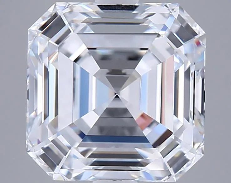 3.80ct Asscher Lab Grown Diamond (Colour E, Clarity VVS2, IGI Certified) - Jewelry by Cleo