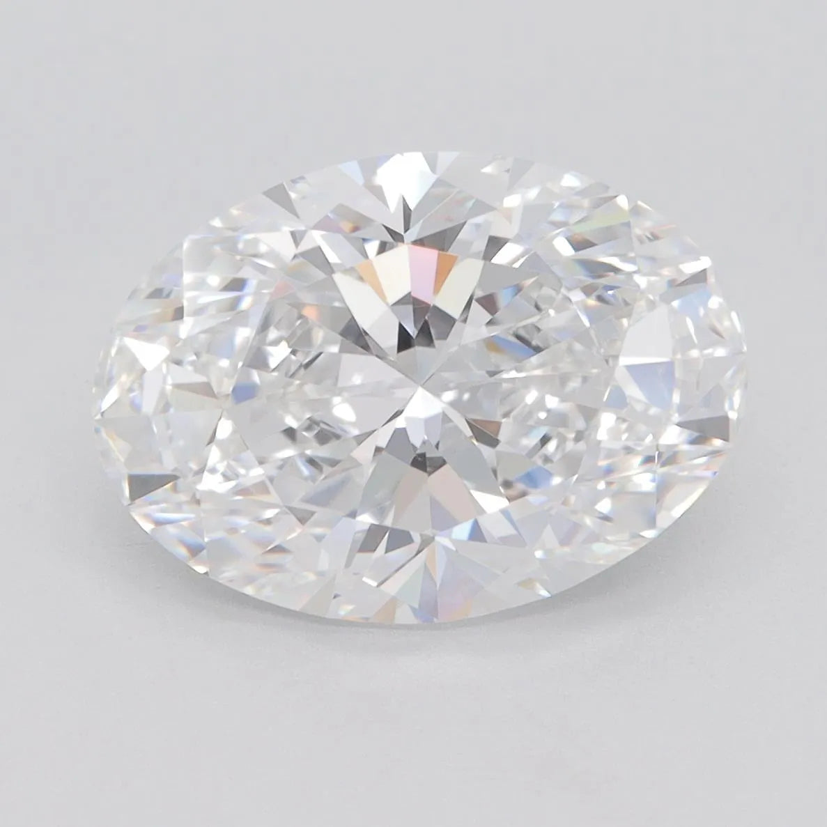 4.00ct Oval Lab Grown Diamond (Colour E, Clarity VVS1, GIA Certified)