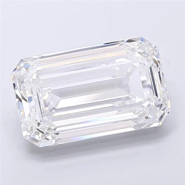 4.01ct Emerald Lab Grown Diamond (Colour D, Clarity IF, IGI Certified)