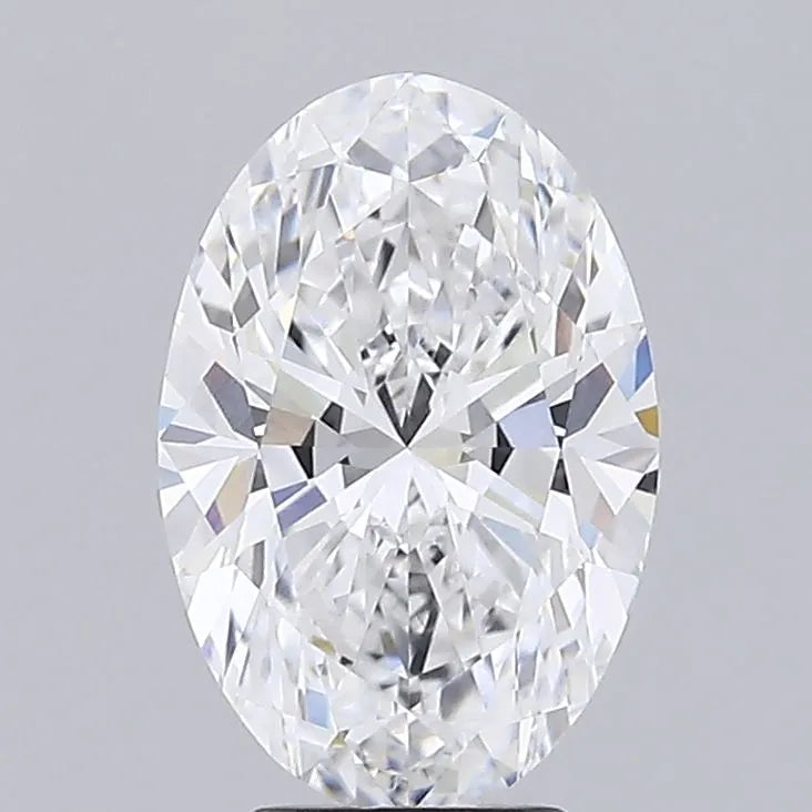 4.01ct Oval Lab Grown Diamond (Colour D, Clarity VVS2, IGI Certified)