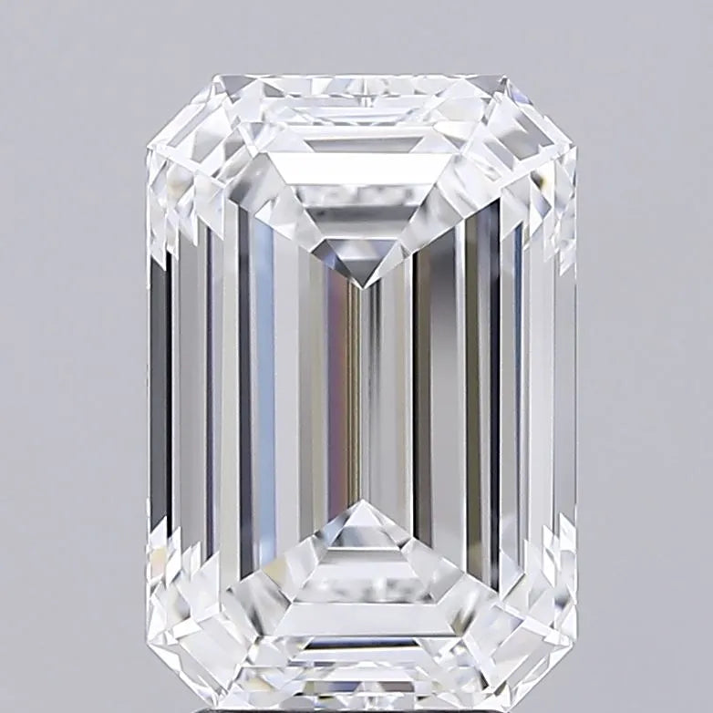 4.02ct Emerald Lab Grown Diamond (Colour D, Clarity VVS2, IGI Certified)
