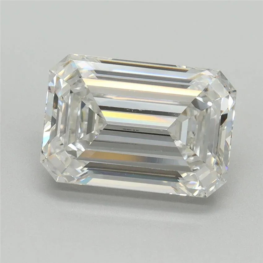 4.03ct Emerald Lab Grown Diamond (Colour F, Clarity VVS2, Cut EX, GSI Certified)