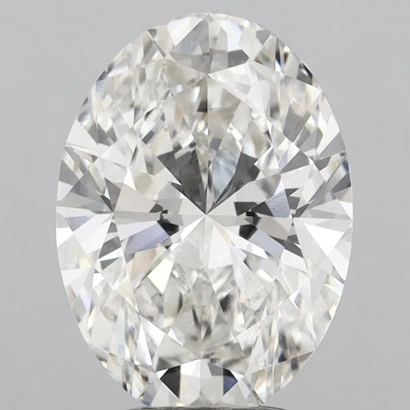 4.03ct Oval Lab Grown Diamond (Colour G, Clarity VVS2, IGI Certified)