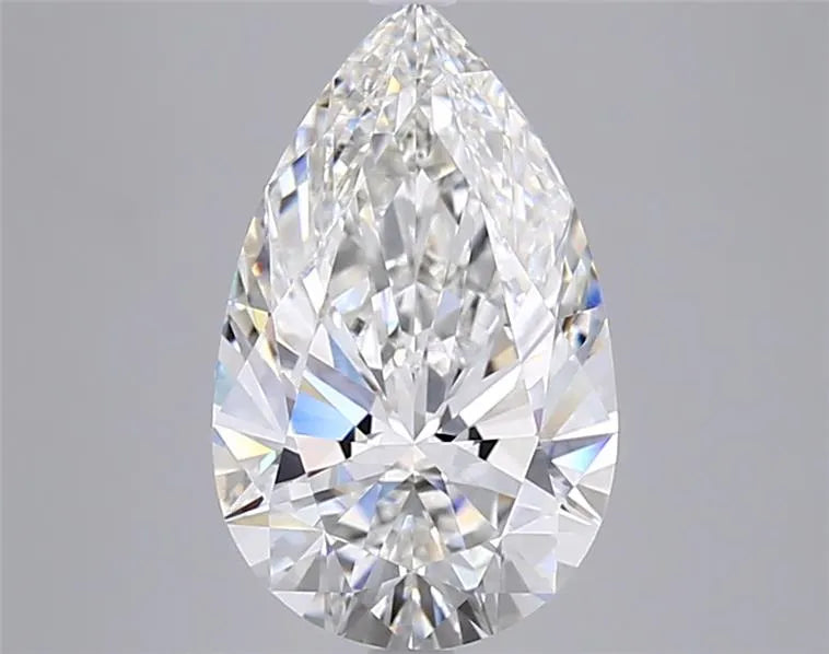 4.05ct Pear Lab Grown Diamond (Colour F, Clarity VVS2, IGI Certified)