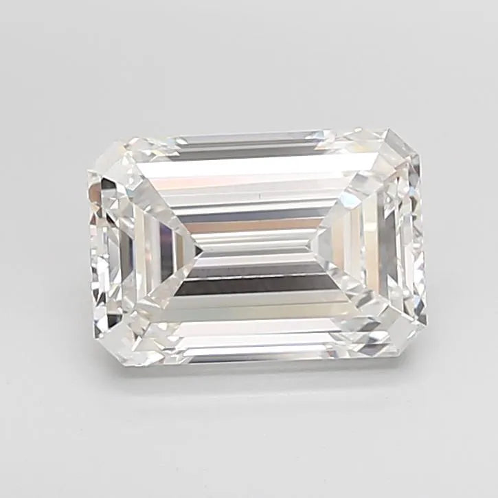 4.06ct Emerald Lab Grown Diamond (Colour F, Clarity VVS2, IGI Certified)