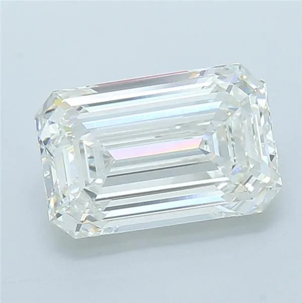 4.06ct Emerald Lab Grown Diamond (Colour G, Clarity VVS2, IGI Certified)