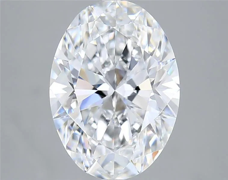 4.06ct Oval Lab Grown Diamond (Colour D, Clarity VVS2, IGI Certified)