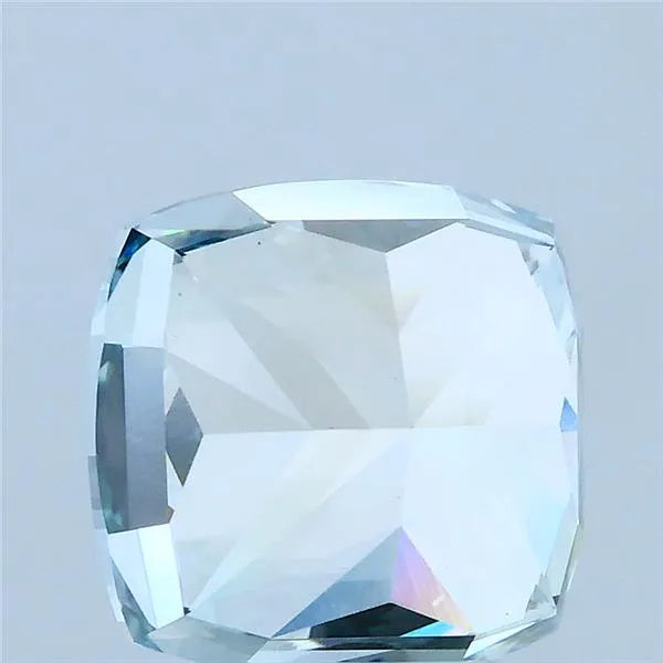 4.07ct Cushion modified Lab Grown Diamond (Colour Fancy Intense Blueish Green, Clarity VVS2, IGI Certified)