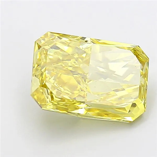 4.58ct Radiant Lab Grown Diamond (Colour Fancy Vivid Yellow, Clarity VS1, IGI Certified)
